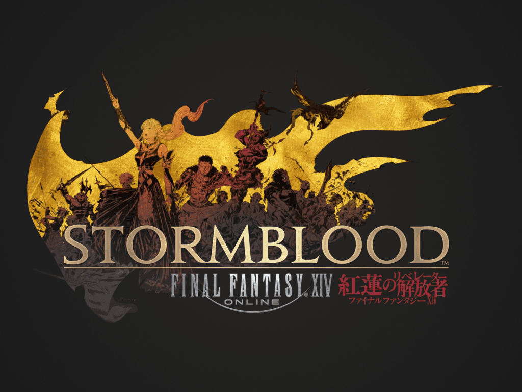 final fantasy xiv stormblood logo screen