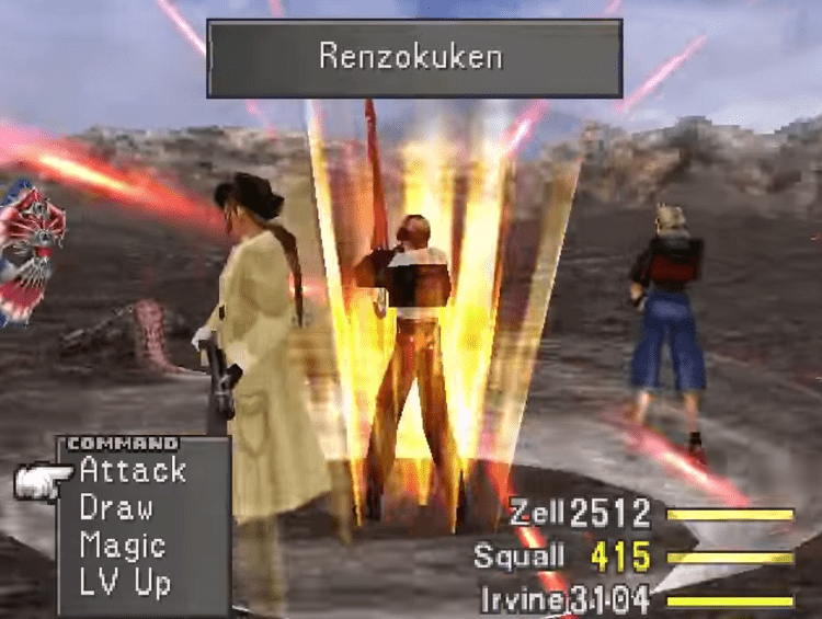 AyaBrea in #ParasiteEve 2 can use #FFVIII Squall Leonart Gunblade