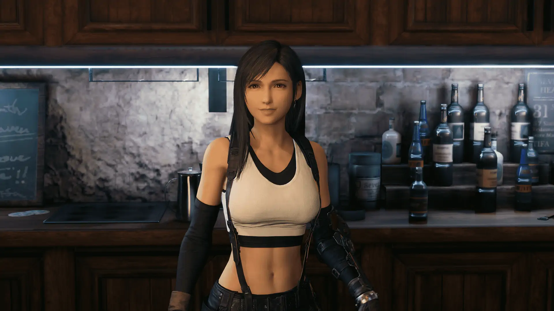 final fantasy Tifa Bartending