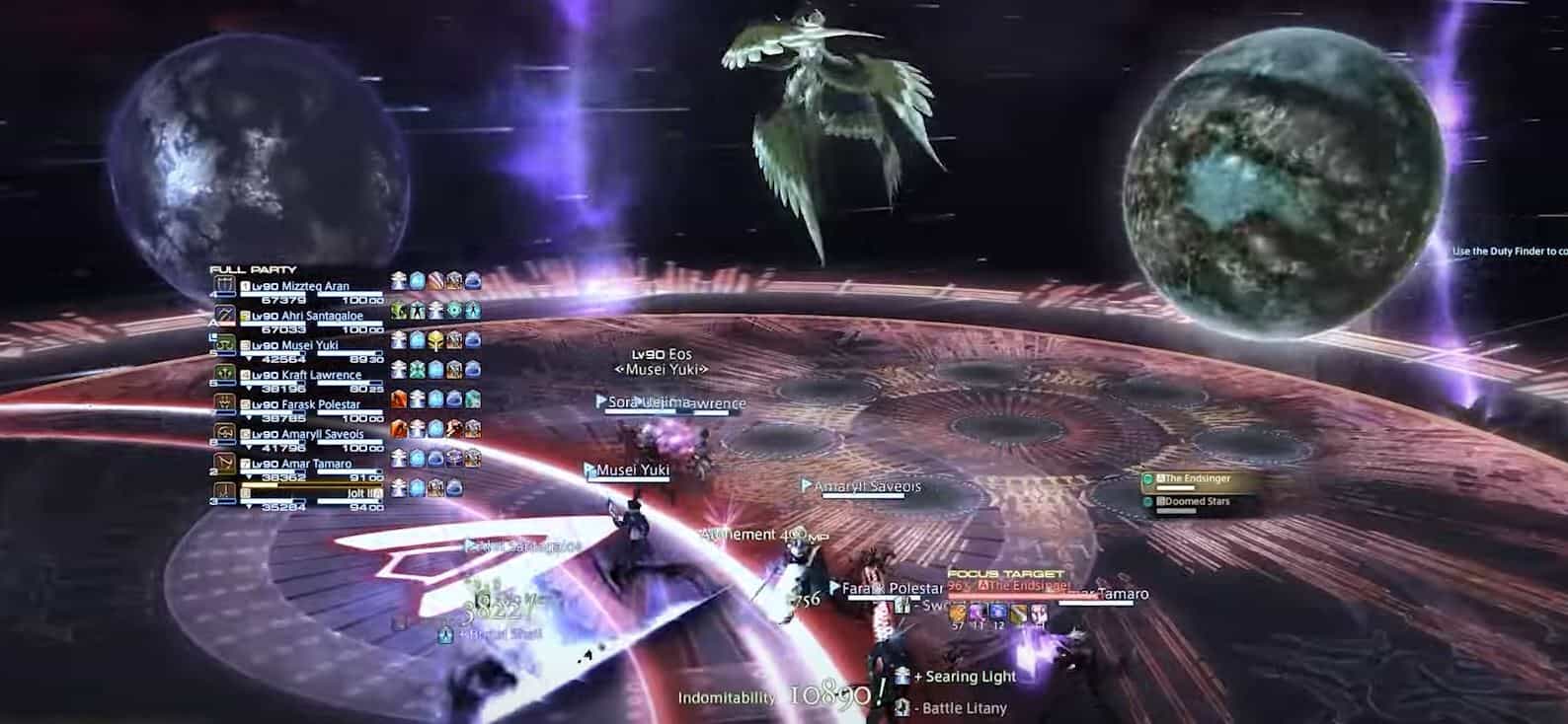 Final Day Walkthrough Phase 1 Endsinger Final Fantasy XIV