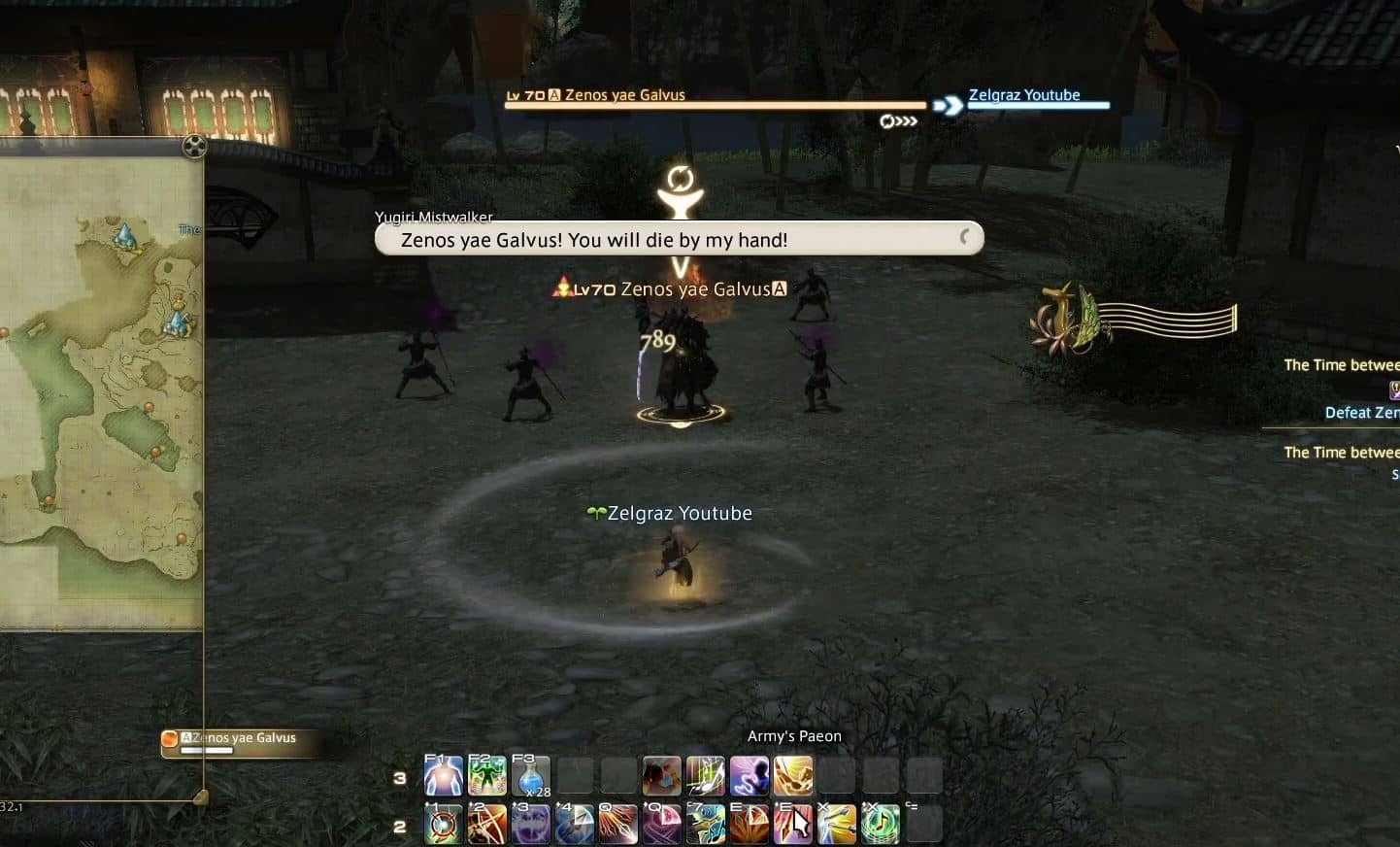 Zenos Final Fantasy XIV Fighting The Time Between The Seconds